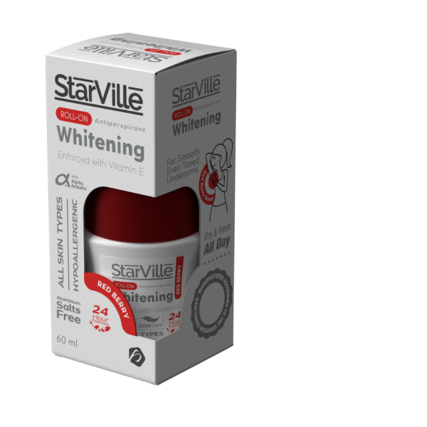 Starville Whitening Roll on Redberry Scent 60 ml